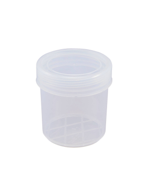 Advantus Cylinder Clear Desk Container