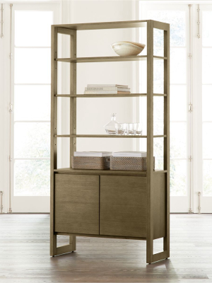 Prescott Wide Storage Bookcase