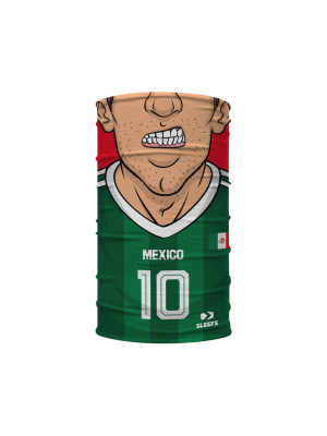 Soccer Player Mexico Kids Neck Gaiter