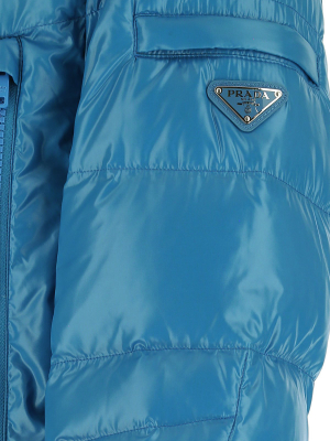 Prada Triangle Logo Down Jacket