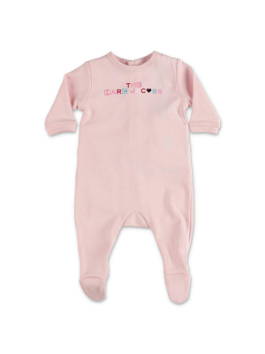 The Marc Jacobs Kids Logo Printed Onesie