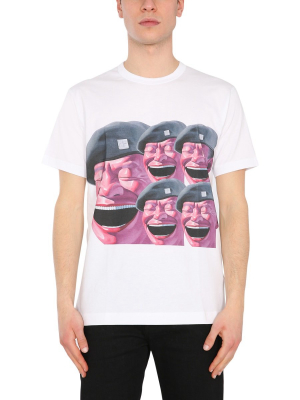 Comme Des Garçons Shirt Graphic Print Crewneck T-shirt