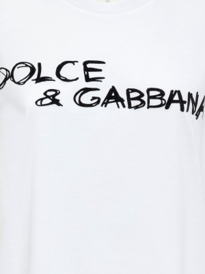 Dolce & Gabbana Logo Print T-shirt