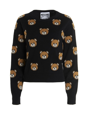 Moschino All-over Teddy Jumper