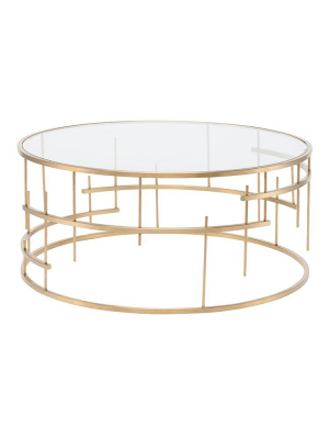 Nuevo Tiffany Coffee Table - Gold