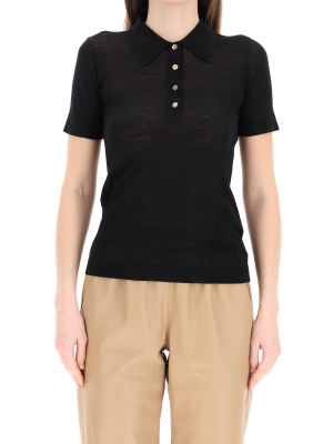 Nanushka Hatti Knitted Polo Shirt