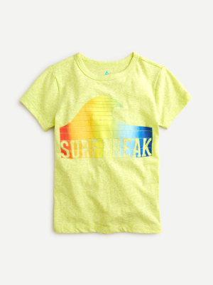 Kids' Rainbow-wave T-shirt