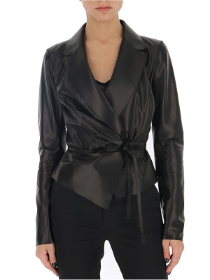 Dsquared2 Waist-tie Wrapped Jacket