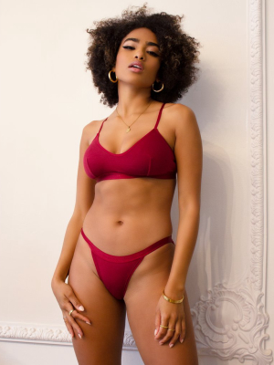 Clemence Bralette- Garnet