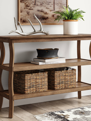 Shelburne Console Table Natural - Threshold™
