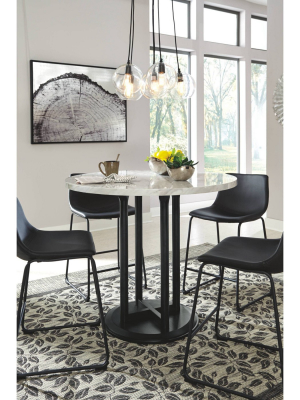 Centiar Counter Height Dining Table Black - Signature Design By Ashley