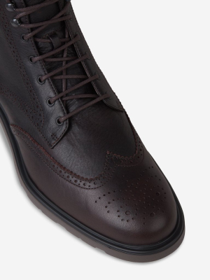 Hogan H393 Ankle Lace-up Boots