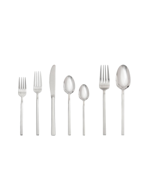 42pc Stainless Steel Theo Silverware Set - Fortessa Tableware Solutions