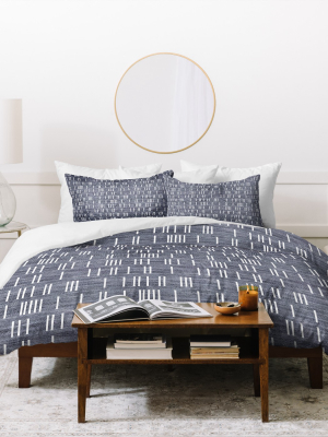 Blue Holli Zollinger Mudcloth Duvet Cover - Deny Designs