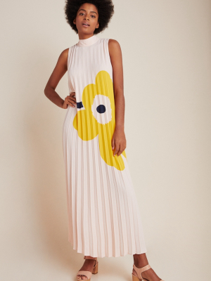 Marimekko Taitos Pleated Maxi Dress