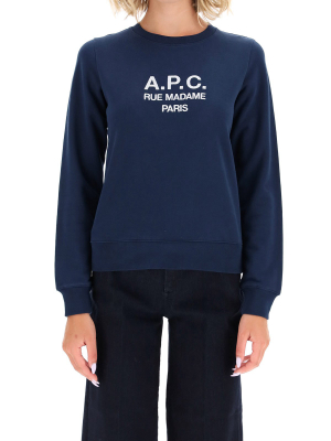 A.p.c. Tina Logo Sweatshirt