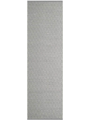 Montauk Geometry Ivory/gray Runner Rug