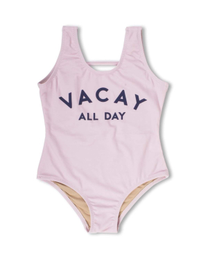 Shade Critters Girls Vacay All Day One Piece Swimsuit