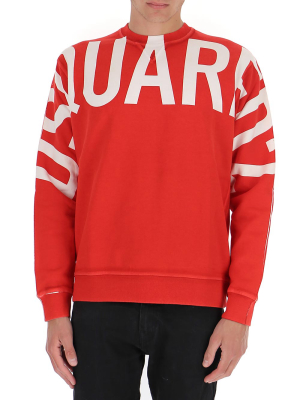 Dsquared2 Logo Print Crewneck Sweatshirt