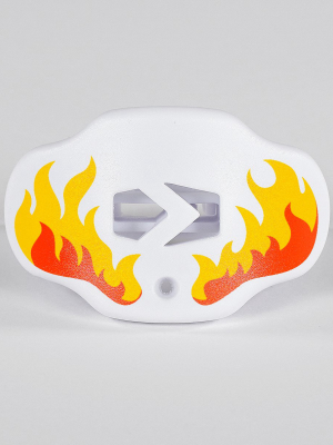 White Fire Football Mouthguard