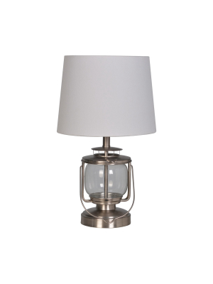 Lantern Table Lamp Silver - Pillowfort™