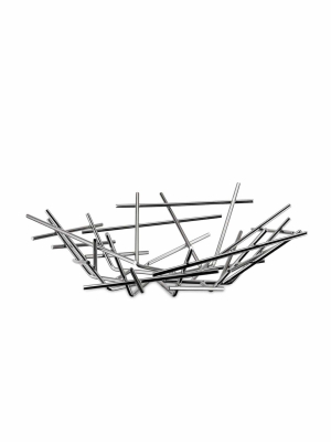 Alessi Blow Up Basket - Silver