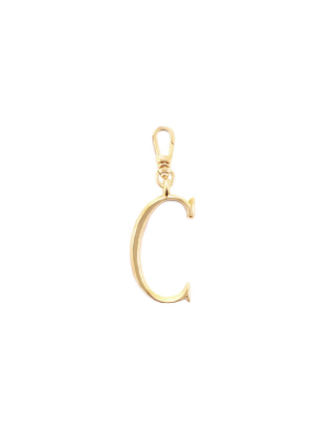 Plaza Letter C Charm - Small