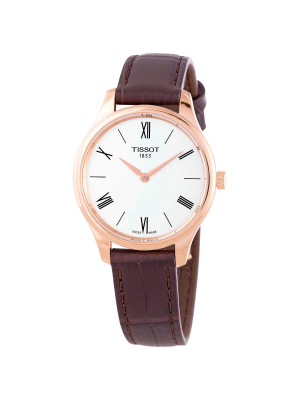 Tissot Tradition 5.5 Quartz White Dial Ladies Watch T063.209.36.038.00