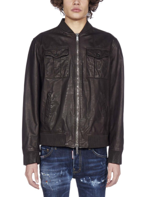 Dsquared2 Zip-up Bomber Jacket