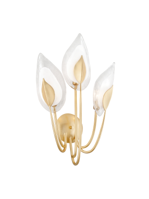 Blossom 3 Light Wall Sconce