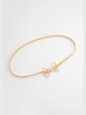 Roped In Bows Stretch Belt