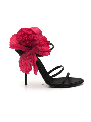 Dolce & Gabbana Flower Embellished Sandals