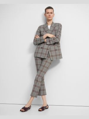 Kick Pant In Plaid Wool