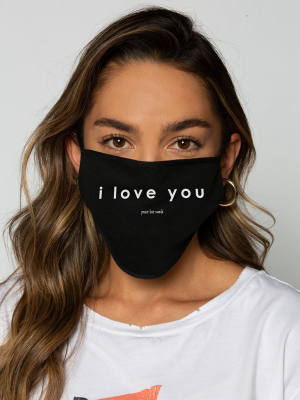 Bogo - I Love You - Protective Mask