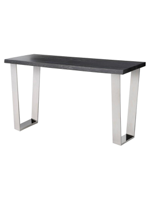 Nuevo Versailles Console Table - Oxidized Grey