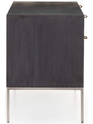 Trey Modular Filing Credenza, Black Poplar