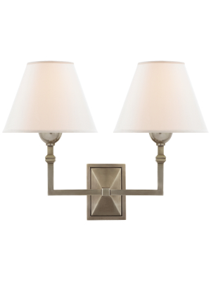 Jane Double Sconce In Various Colors