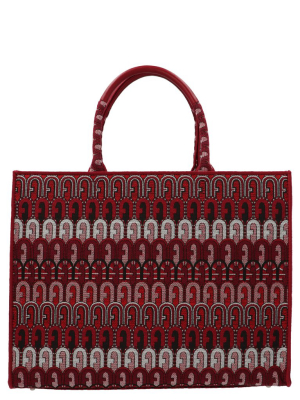 Furla Opportunity Patterned Jacquard Tote Bag