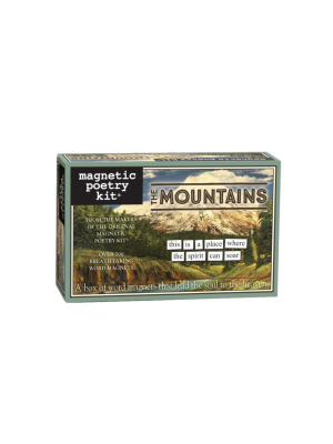 Magnetic Poetry Kit - The Mountains