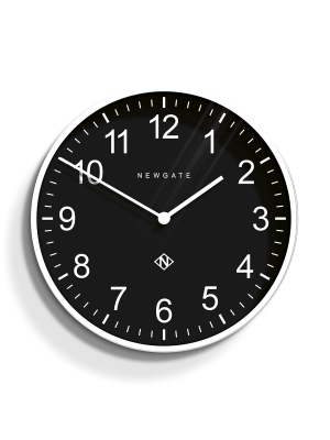 Professor Clock In White And Black