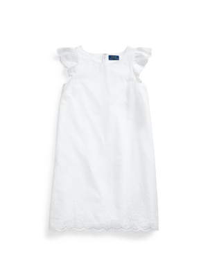 Eyelet Cotton Batiste Dress