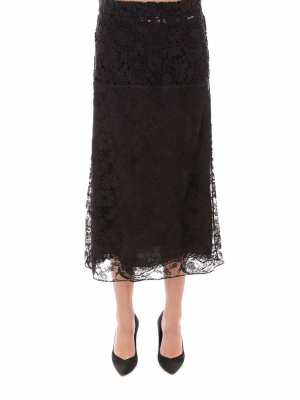 Prada Lace A-line Skirt