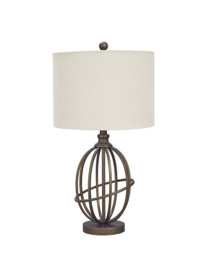 Manasa Metal Table Lamp Antique Brass - Signature Design By Ashley