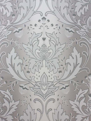 Viceroy Wallpaper In Silver By Matthew Williamson For Osborne & Little