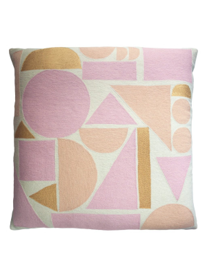 Leah Singh Melanie Floor Pillow - Pink And Blush
