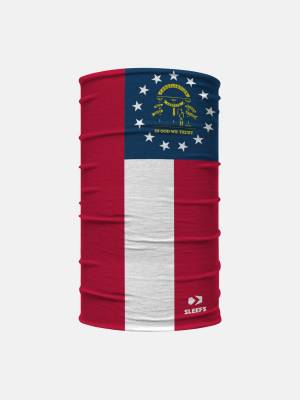 Georgia State Flag Neck Gaiter