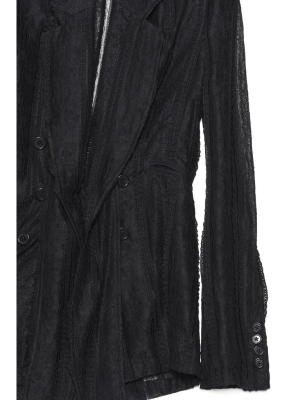 Ann Demeulemeester Oversized Lace Blazer