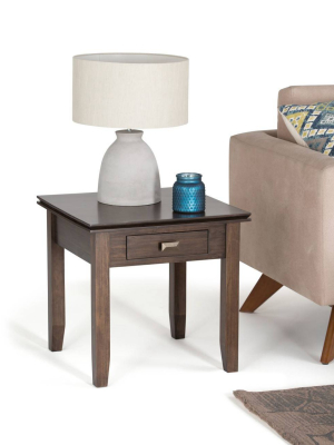 Stratford Solid Wood End Table - Wyndenhall