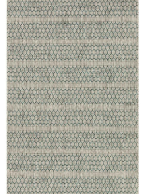 Loloi Isle Indoor/outdoor Rug - Grey/teal