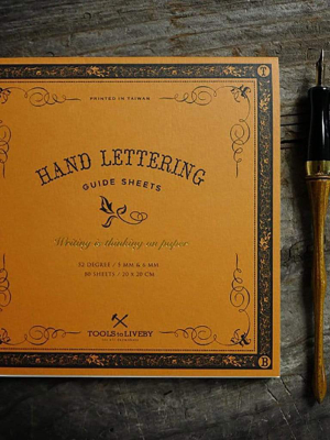 Hand Lettering Guide Sheets